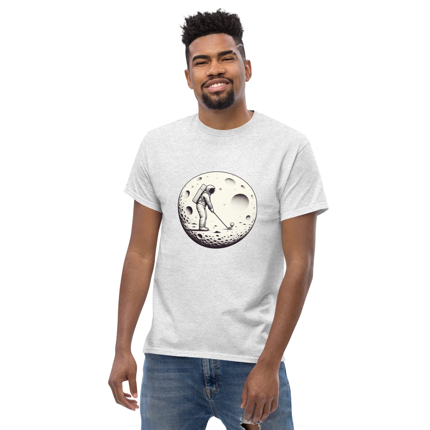 Graphic Printed To the Moon T-shirt