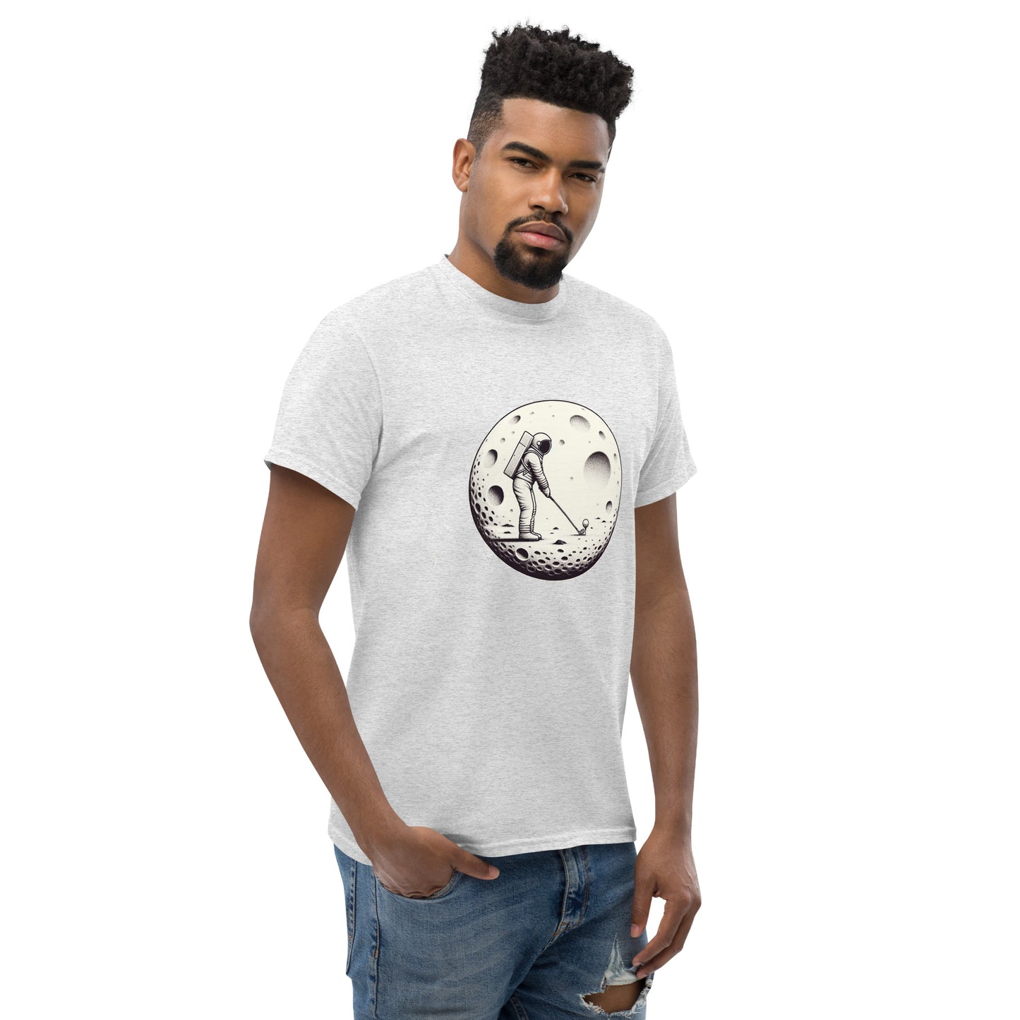 Graphic Printed To the Moon T-shirt