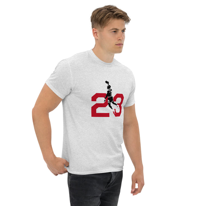 Men Classic Round Neck Printed  Sport T-shirt