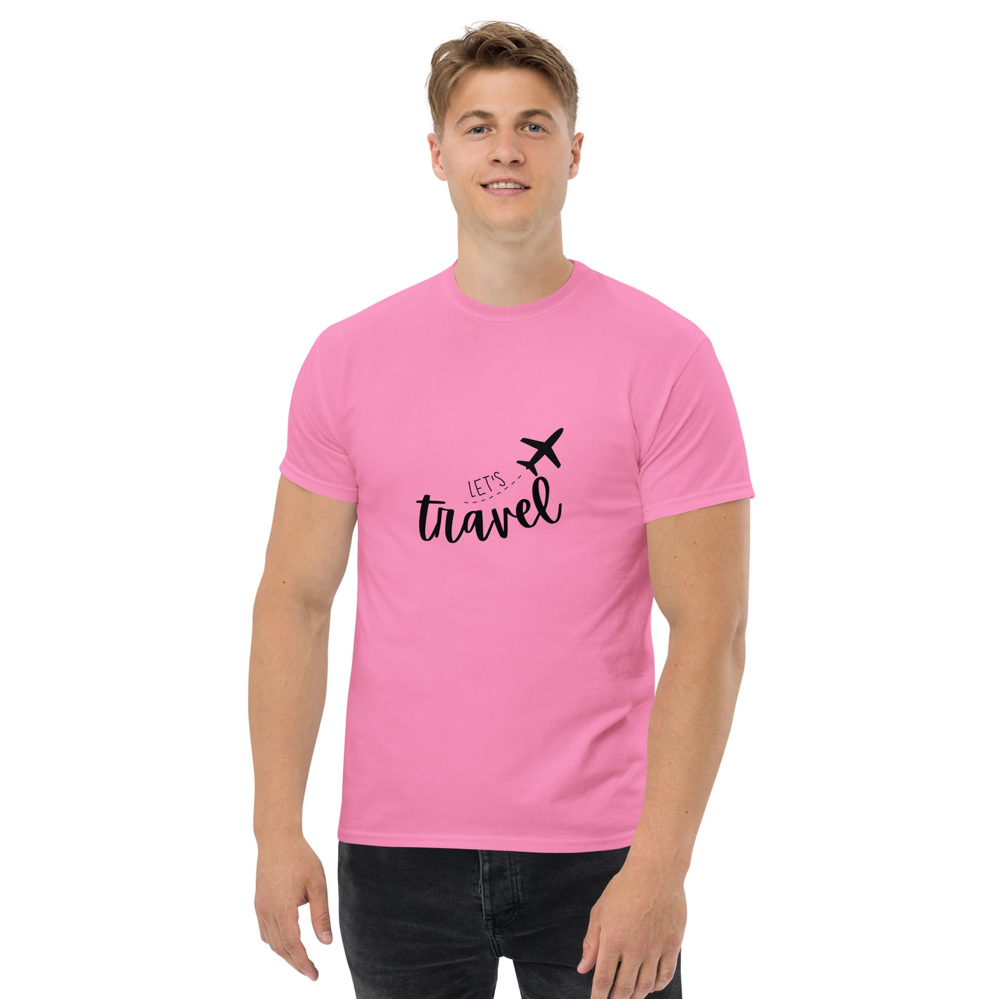 Cool Round Neck Graphic Printed T-shirt for travelling