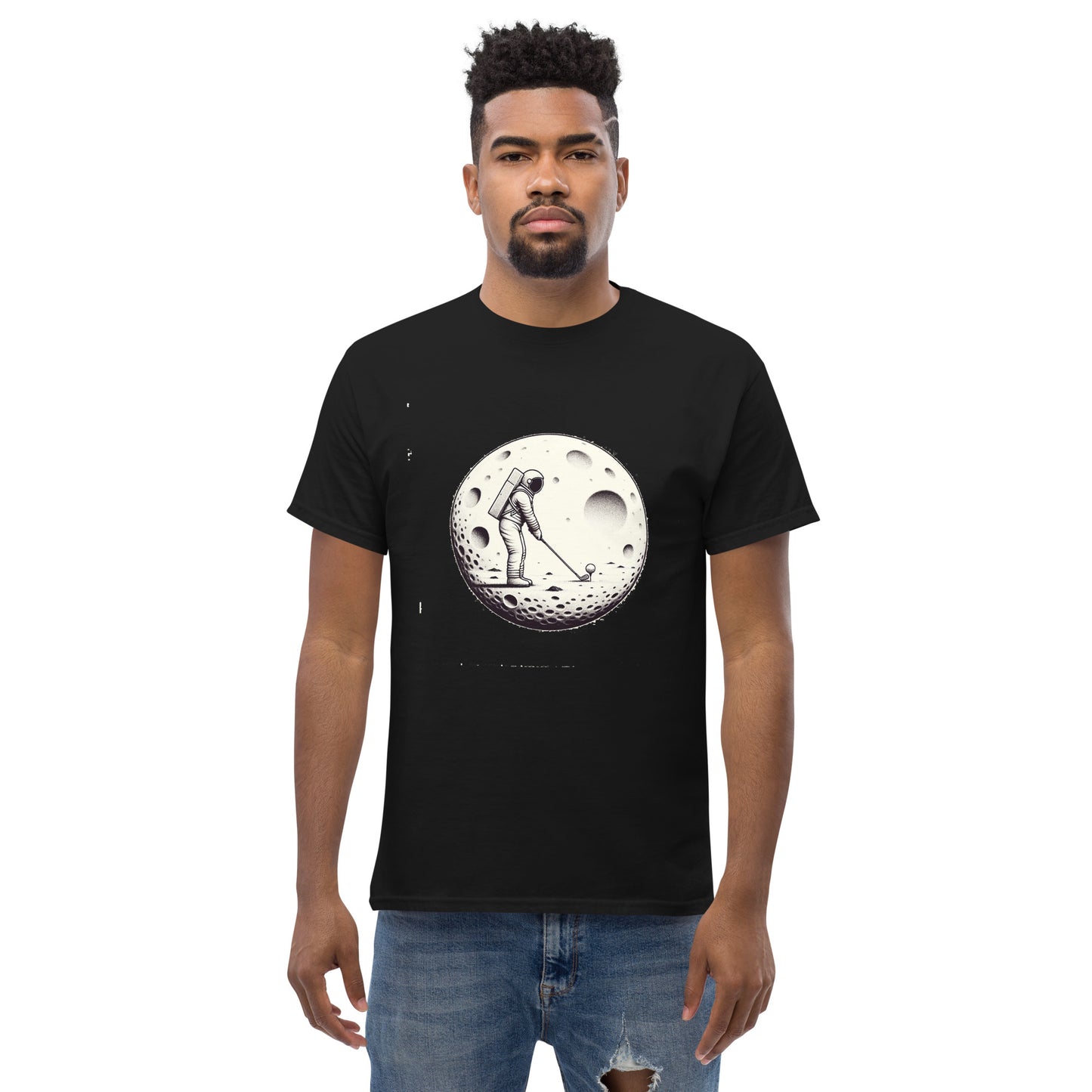 Graphic Printed To the Moon T-shirt