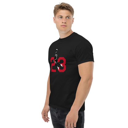 Men Classic Round Neck Printed  Sport T-shirt