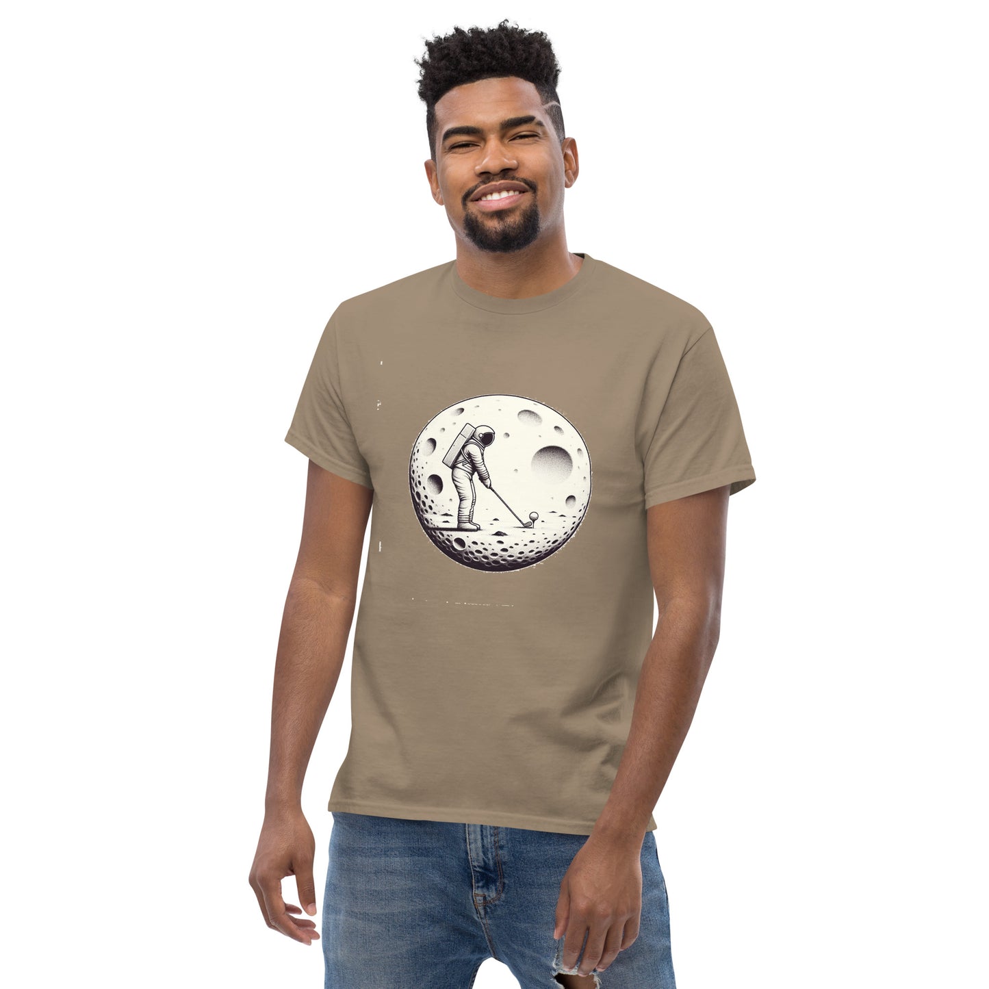 Graphic Printed To the Moon T-shirt