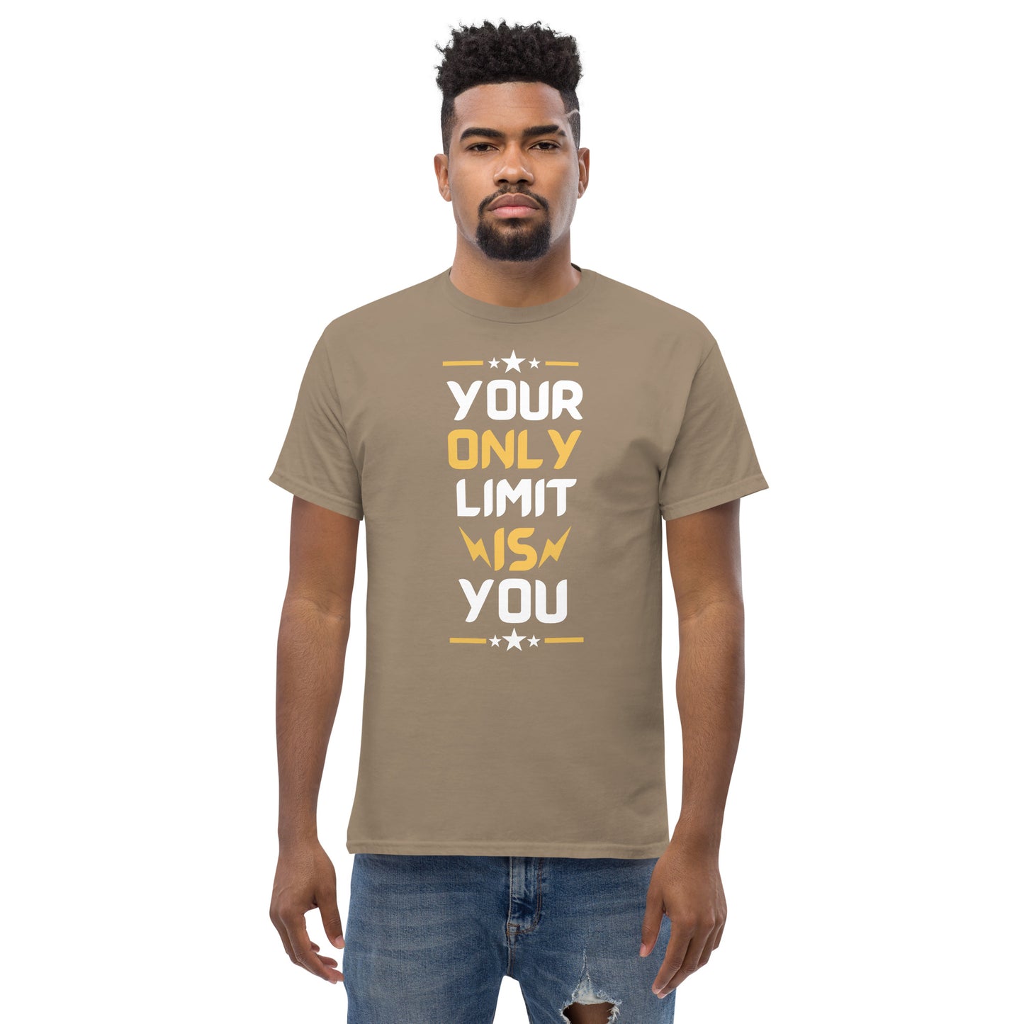 Motivational Round Neck T-shirt for Men and Women