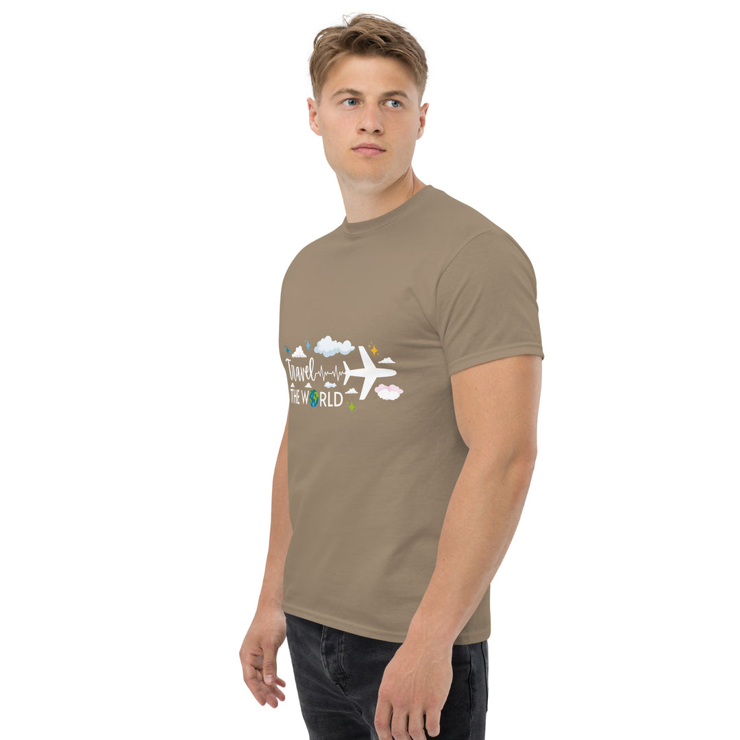 Classic Round Neck Graphic Printed T-shirt