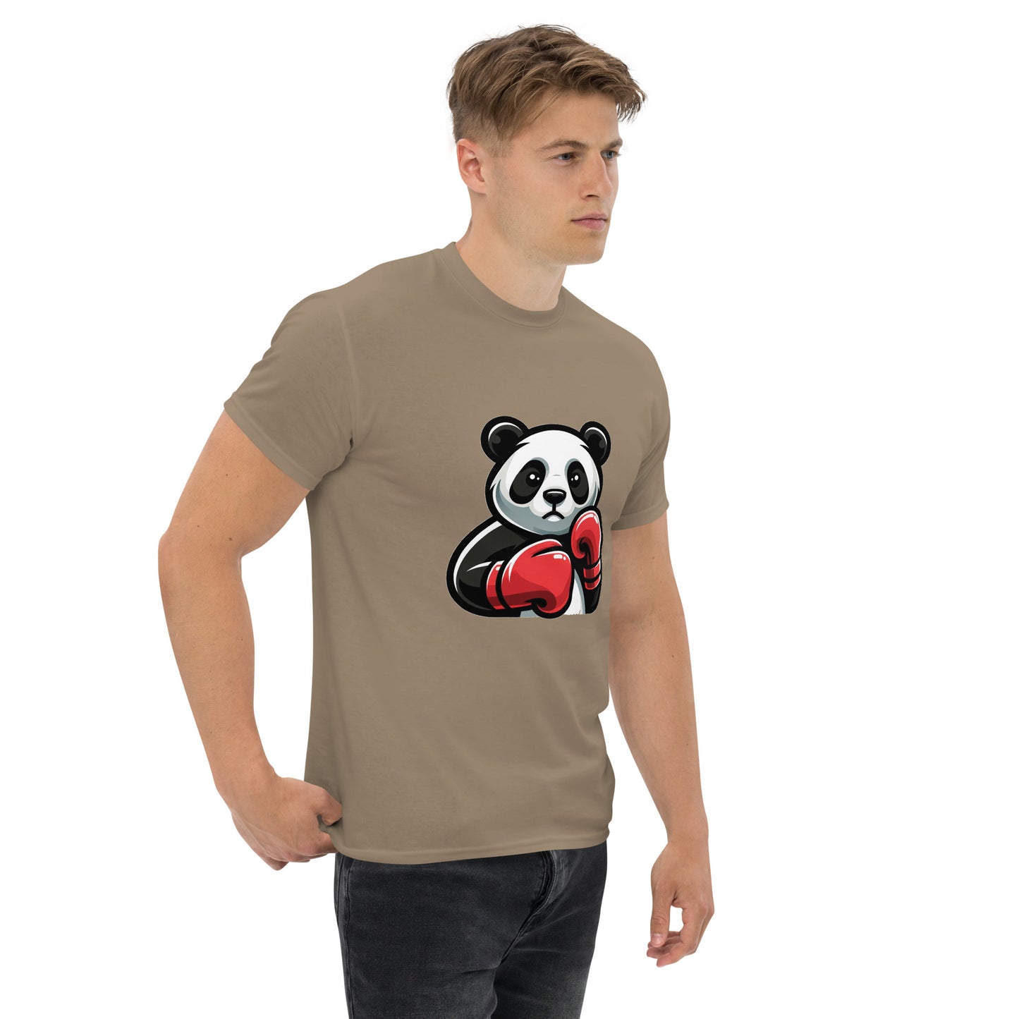 Panda Graphic Printed Round Neck T-shirt