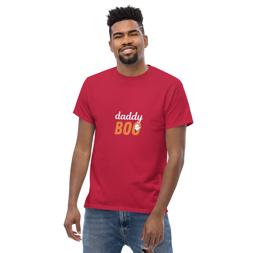 Cute Round Neck Graphic Printed T-shirt for Dad