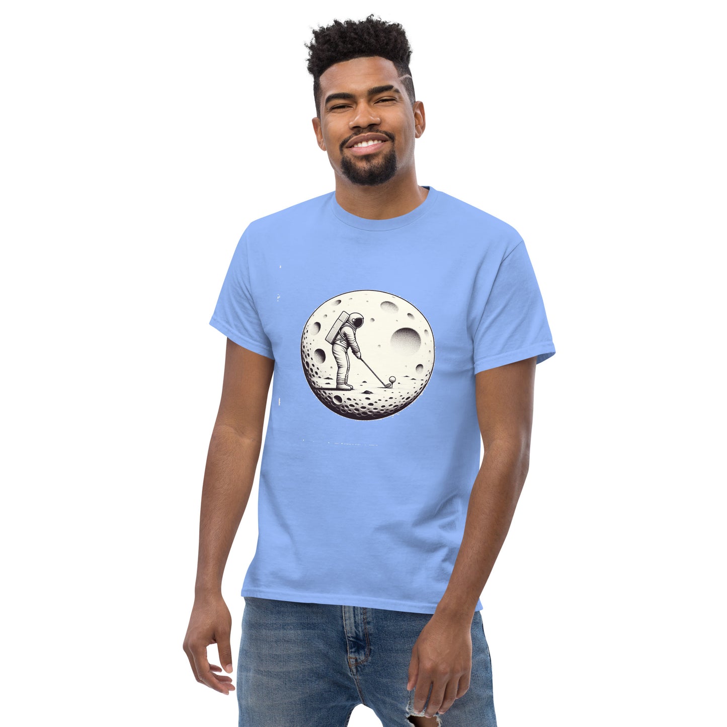 Graphic Printed To the Moon T-shirt