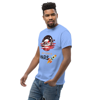 Classic Round Neck Printed To the Space T-shirt