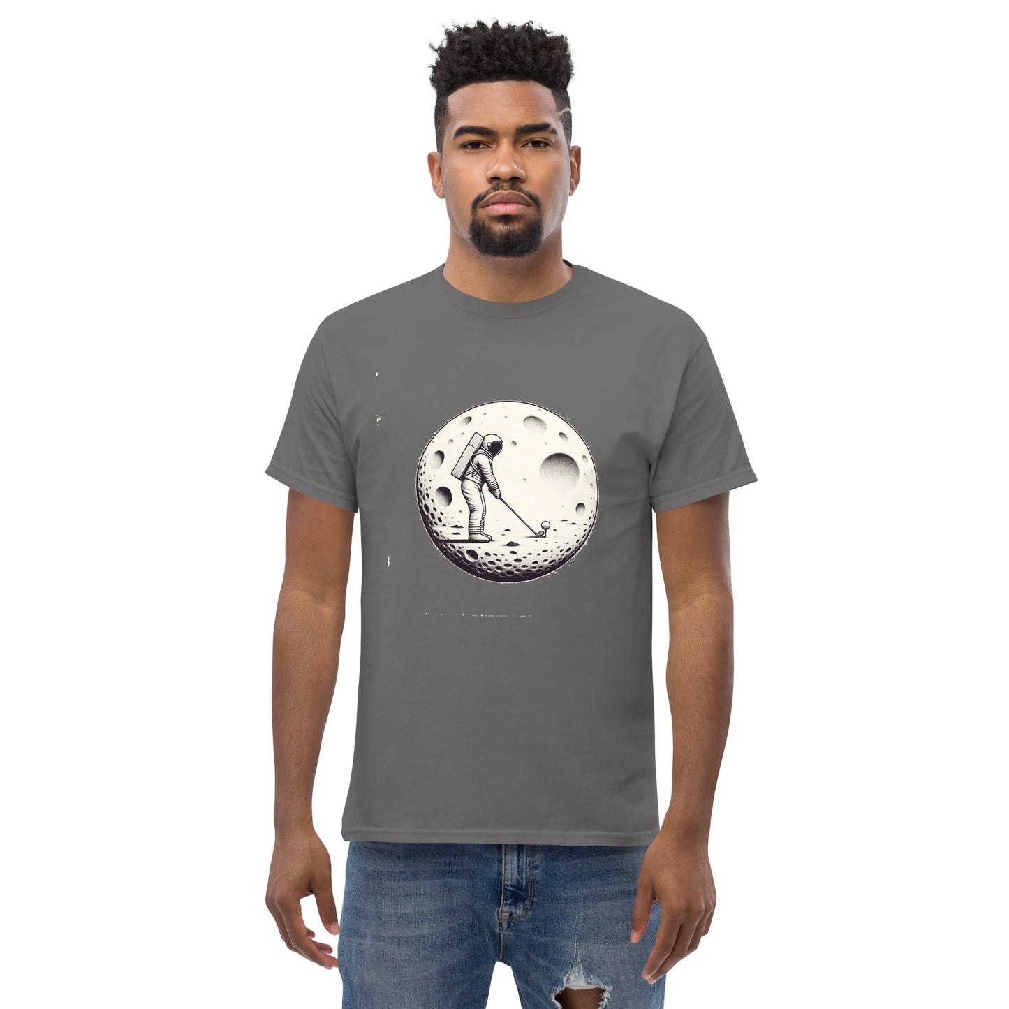 Graphic Printed To the Moon T-shirt