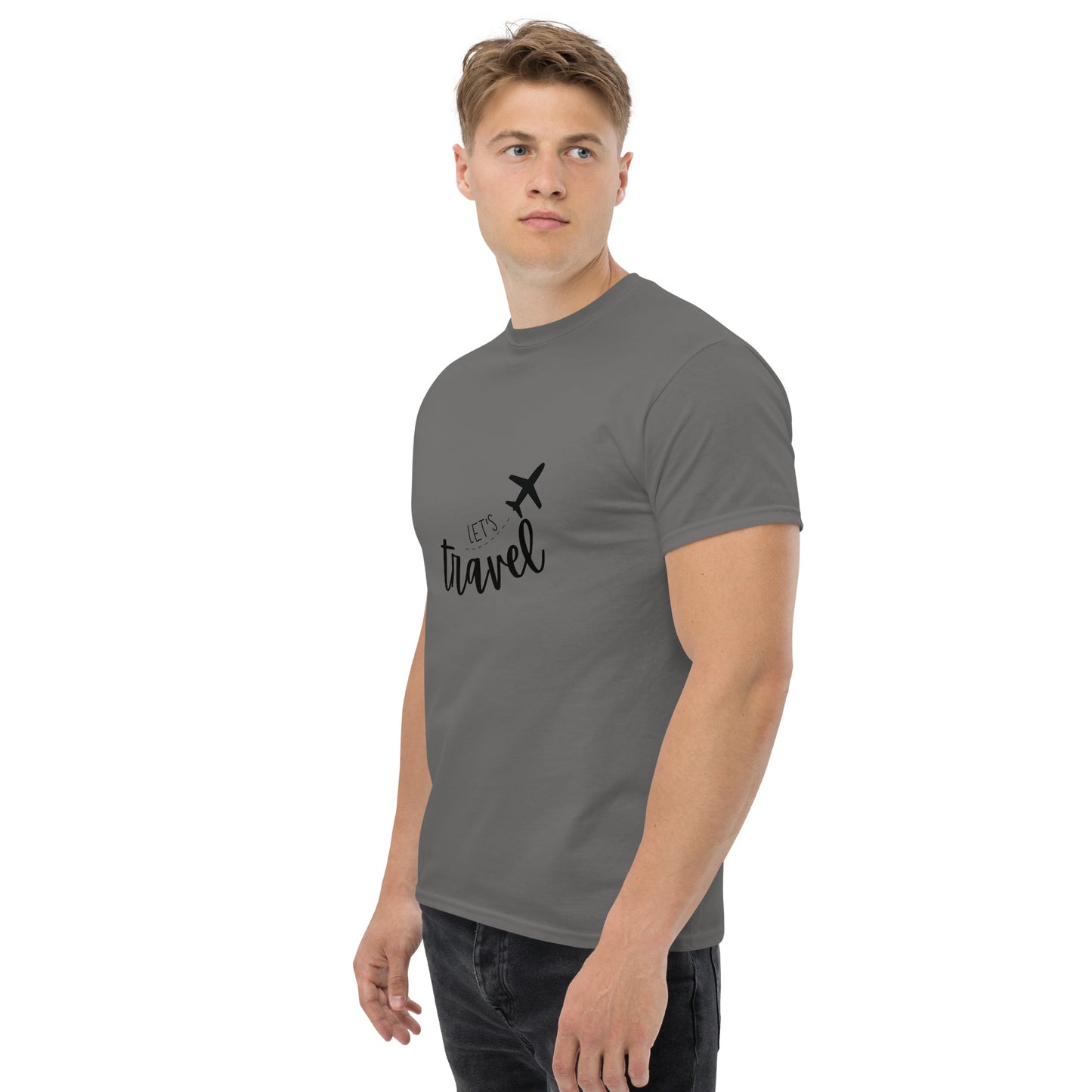 Cool Round Neck Graphic Printed T-shirt for travelling