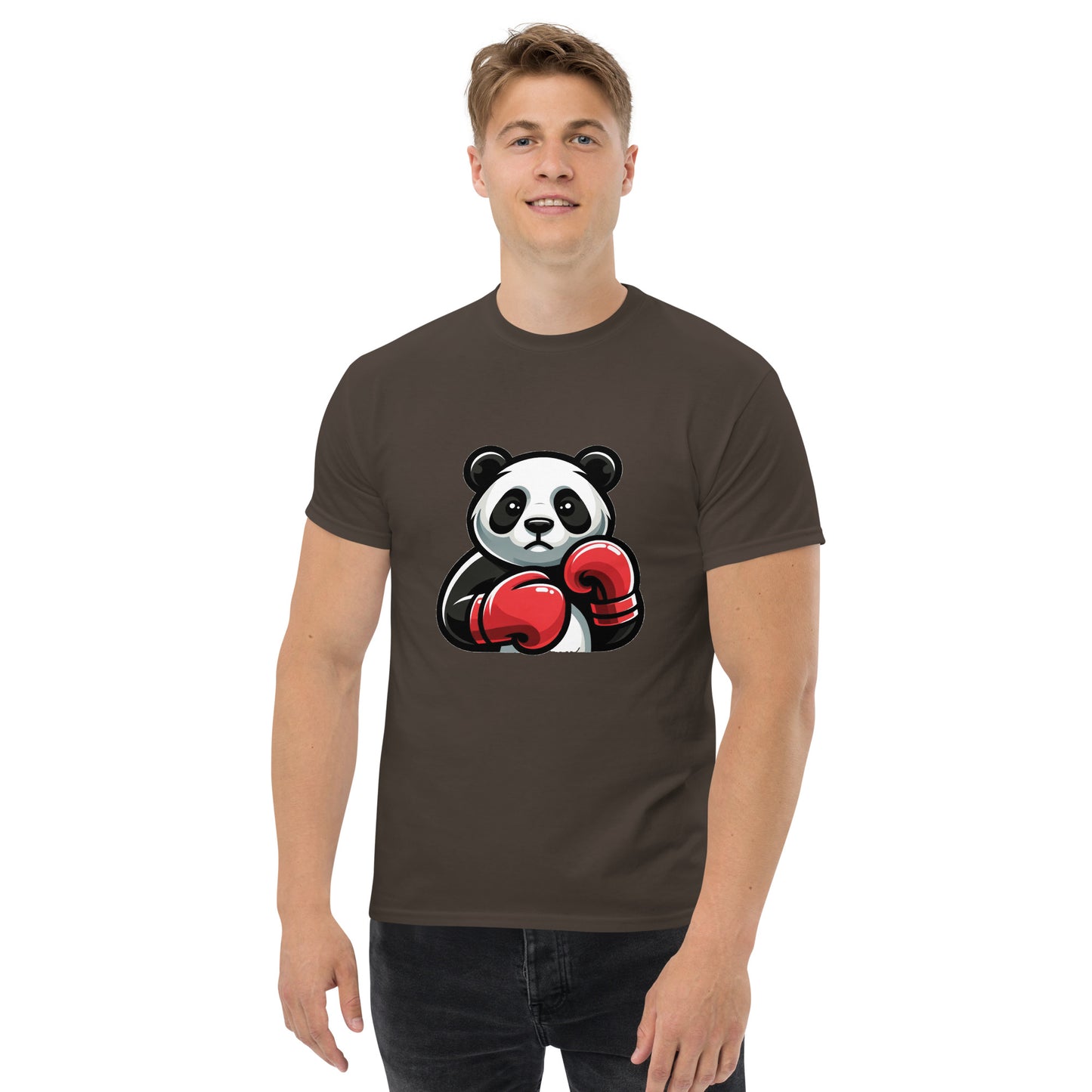 Panda Graphic Printed Round Neck T-shirt