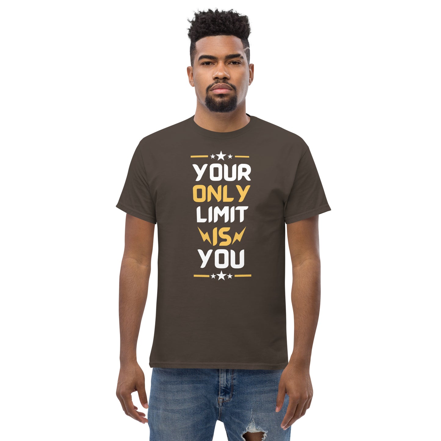 Motivational Round Neck T-shirt for Men and Women