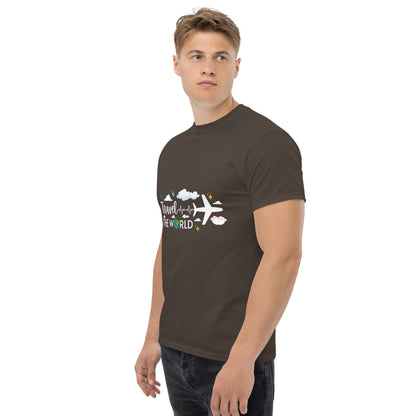 Classic Round Neck Graphic Printed T-shirt