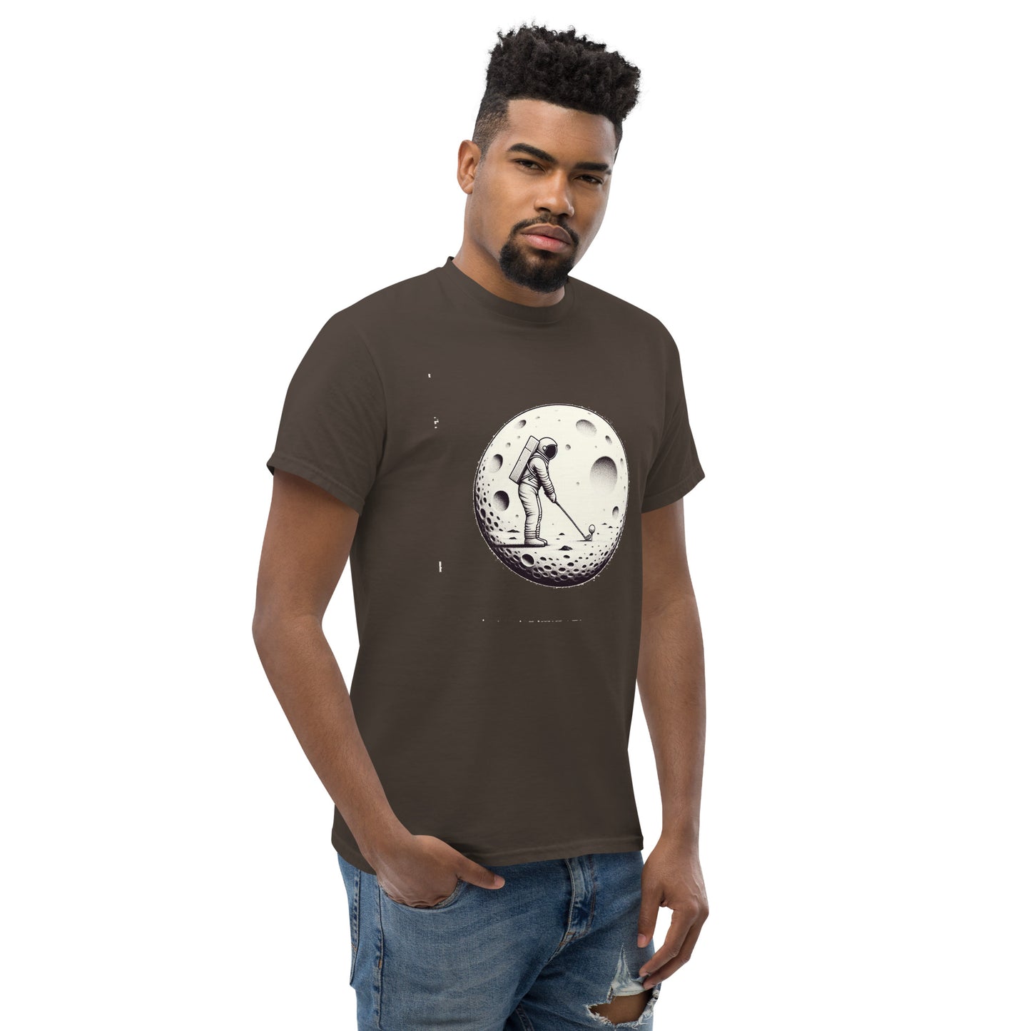 Graphic Printed To the Moon T-shirt