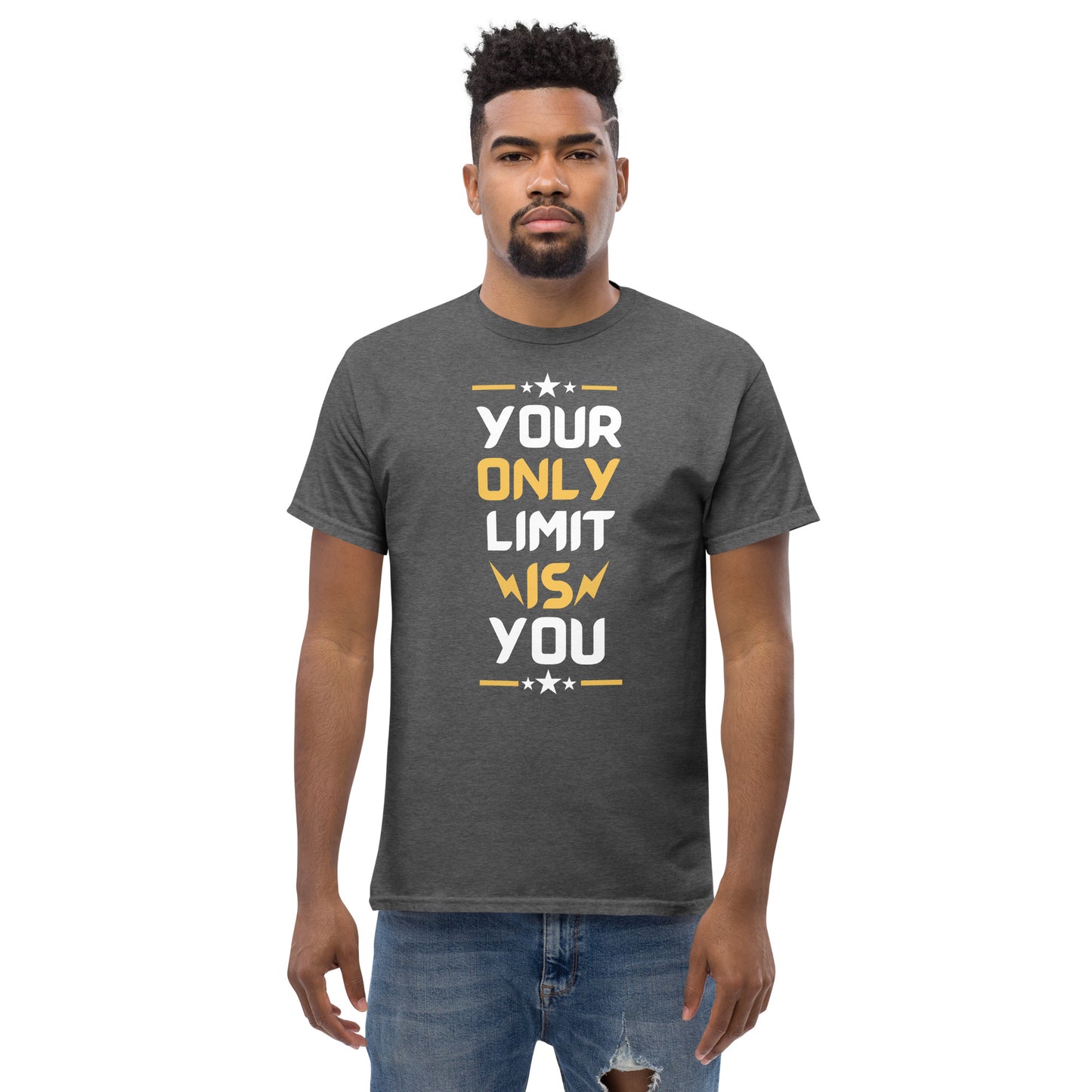 Motivational Round Neck T-shirt for Men and Women