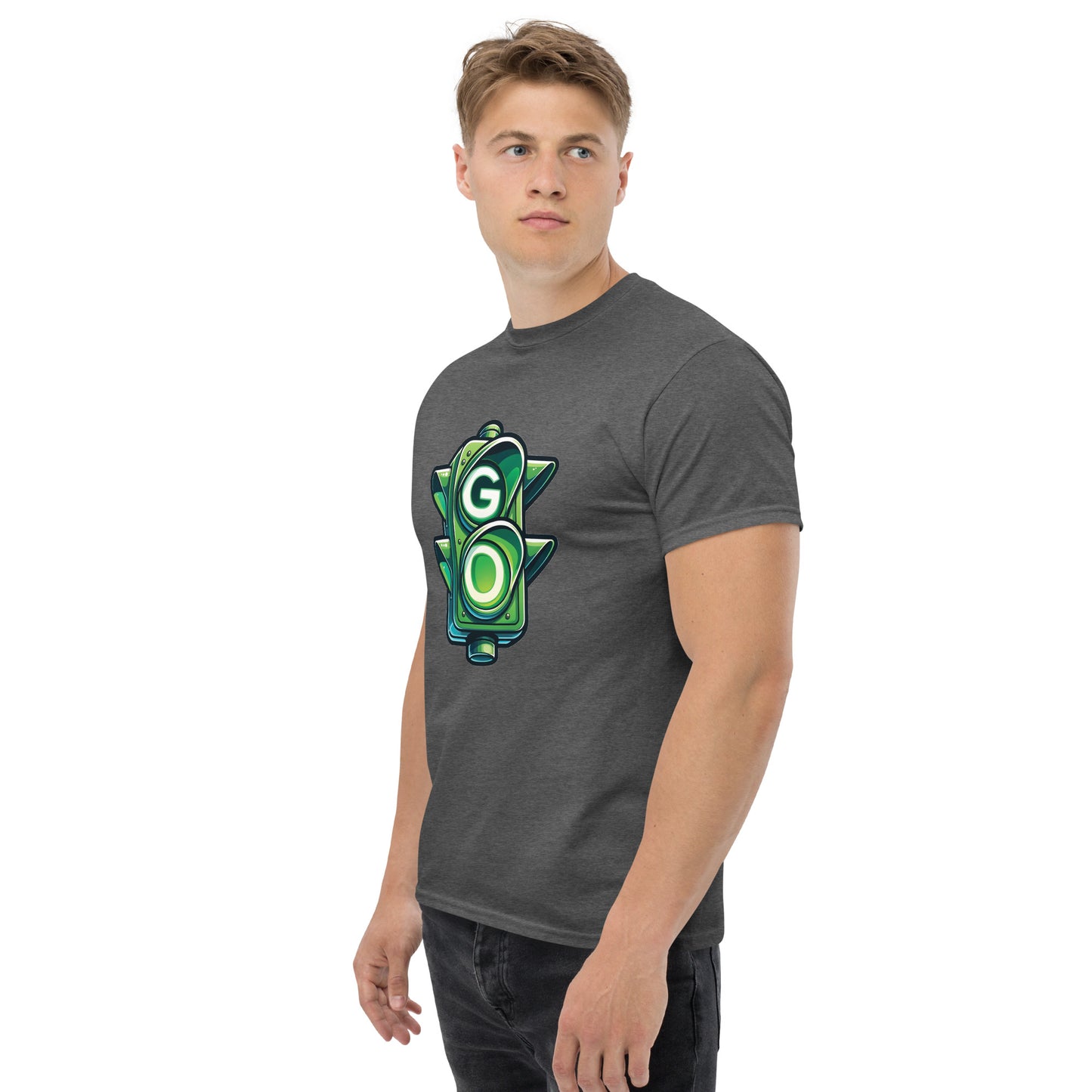 Round Neck Printed T-shirt for men