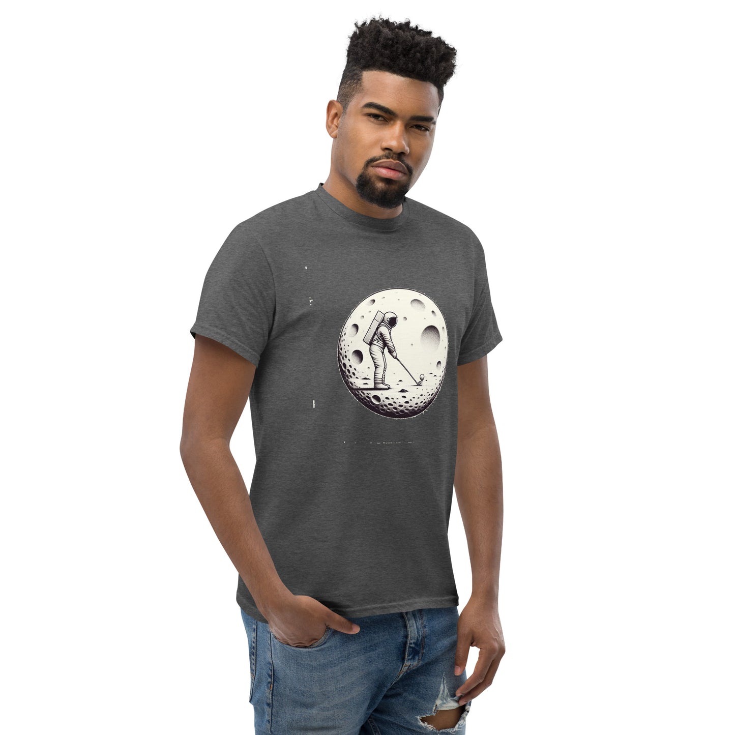 Graphic Printed To the Moon T-shirt