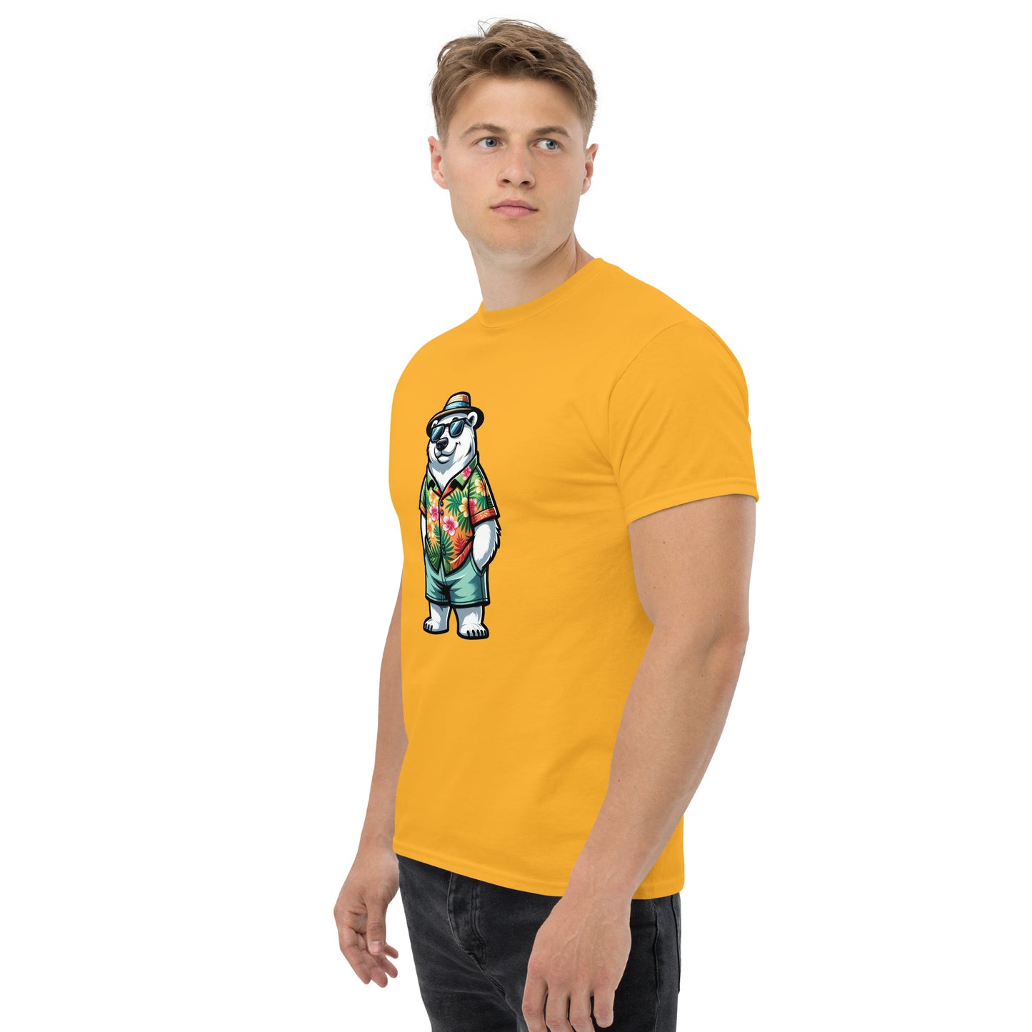 Men's classic T-shirt with Polar Bear Print