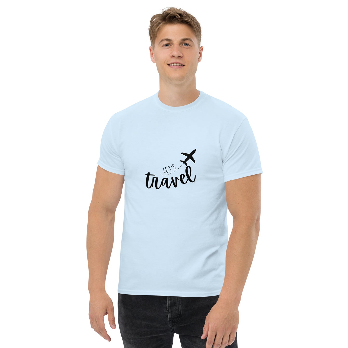 Cool Round Neck Graphic Printed T-shirt for travelling