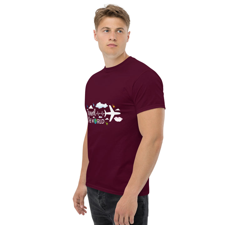 Classic Round Neck Graphic Printed T-shirt