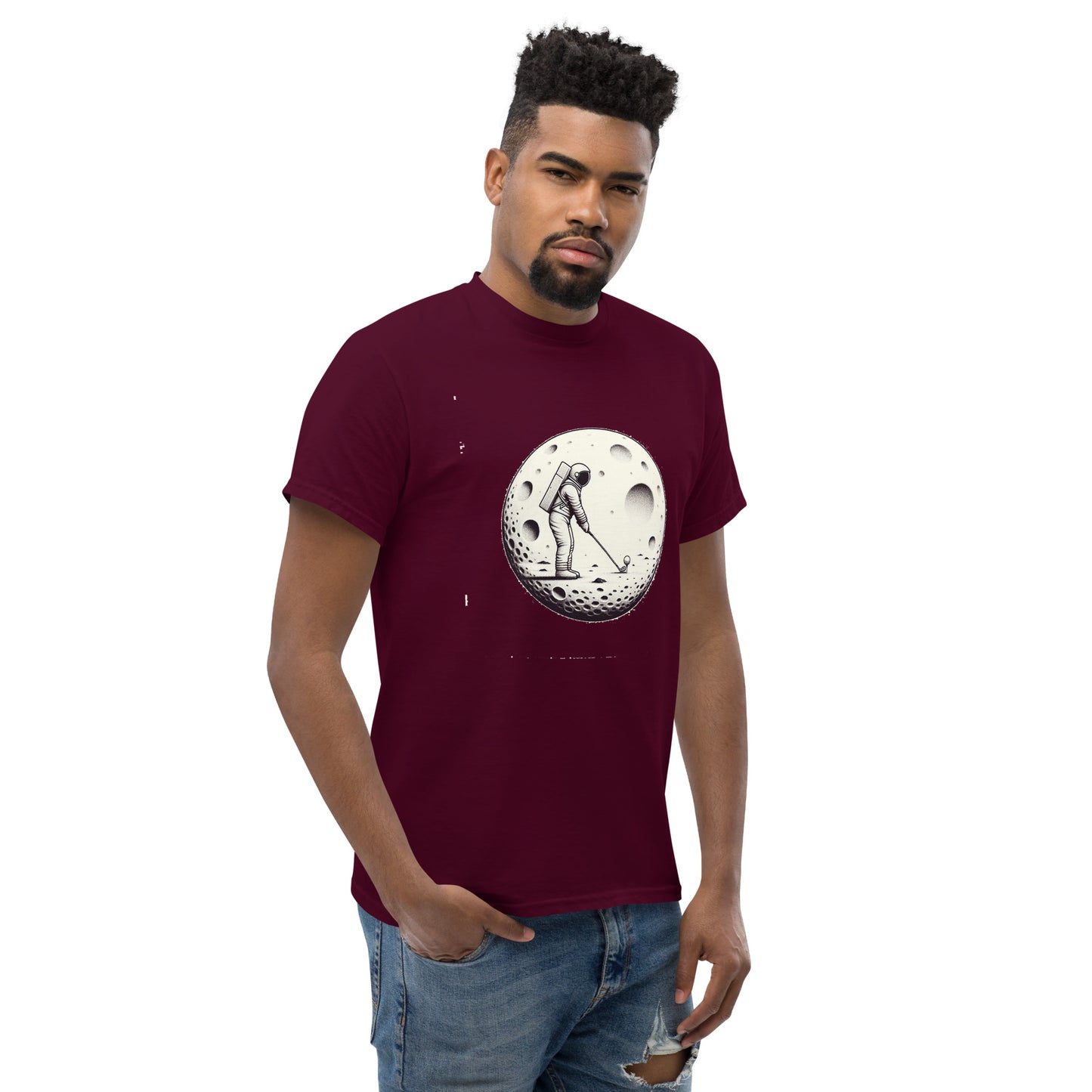 Graphic Printed To the Moon T-shirt