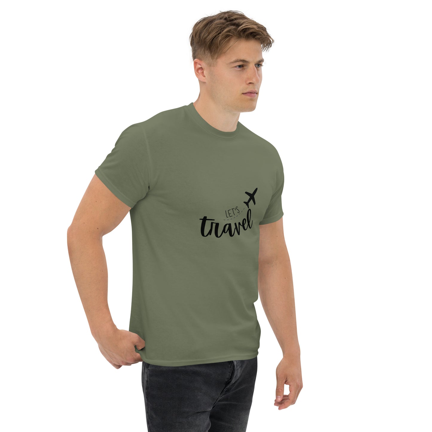 Cool Round Neck Graphic Printed T-shirt for travelling