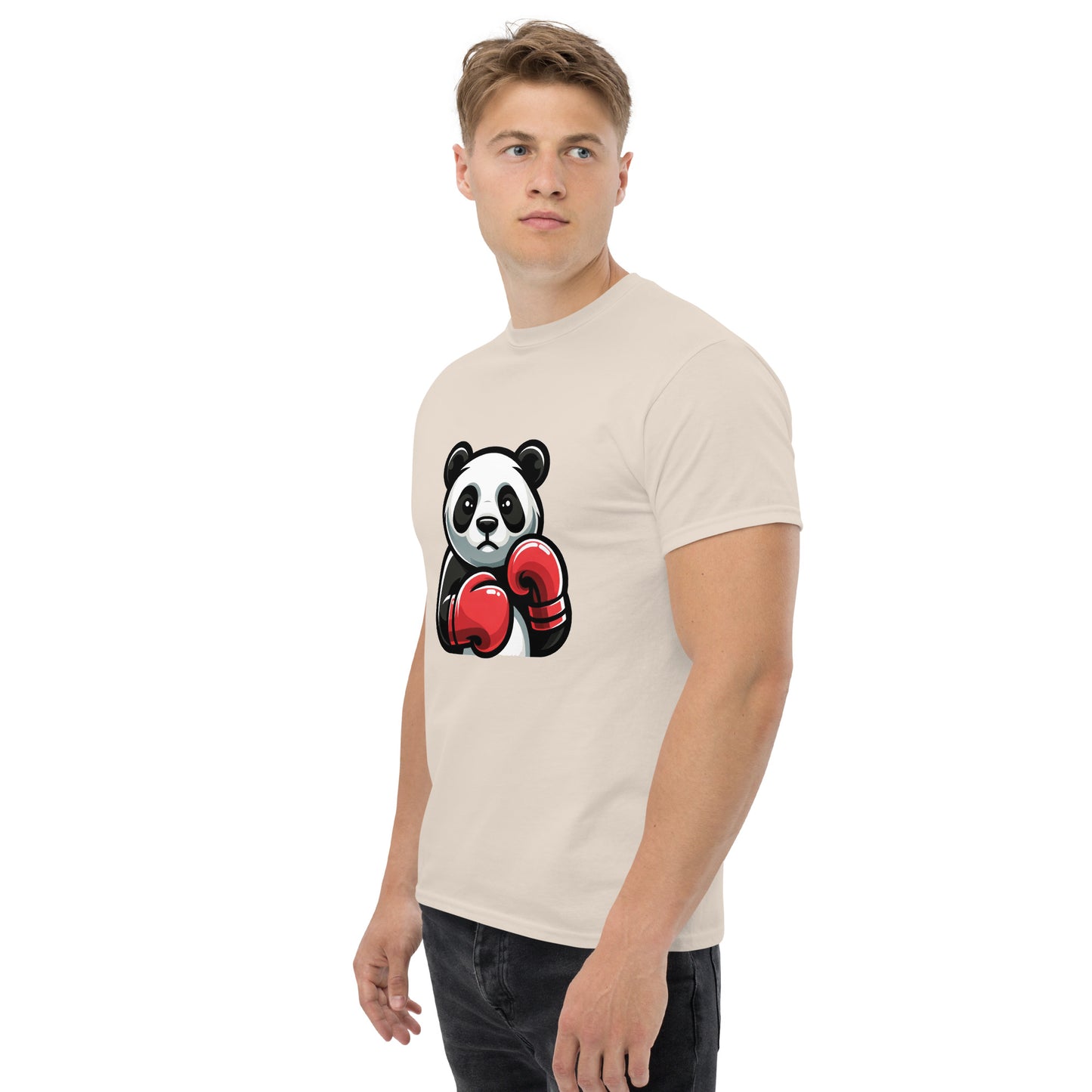 Panda Graphic Printed Round Neck T-shirt