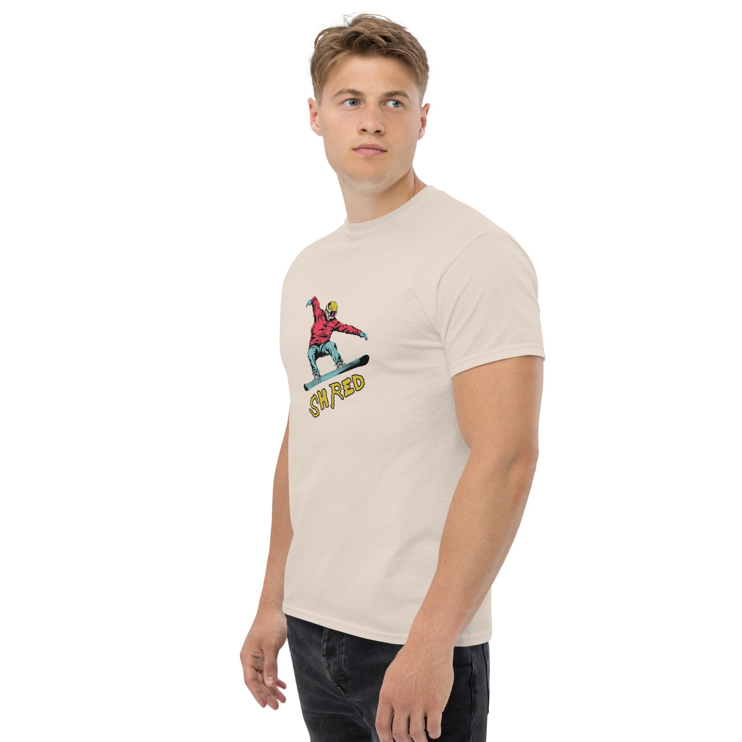 Round Neck Classic Graphic Printed T-shirt