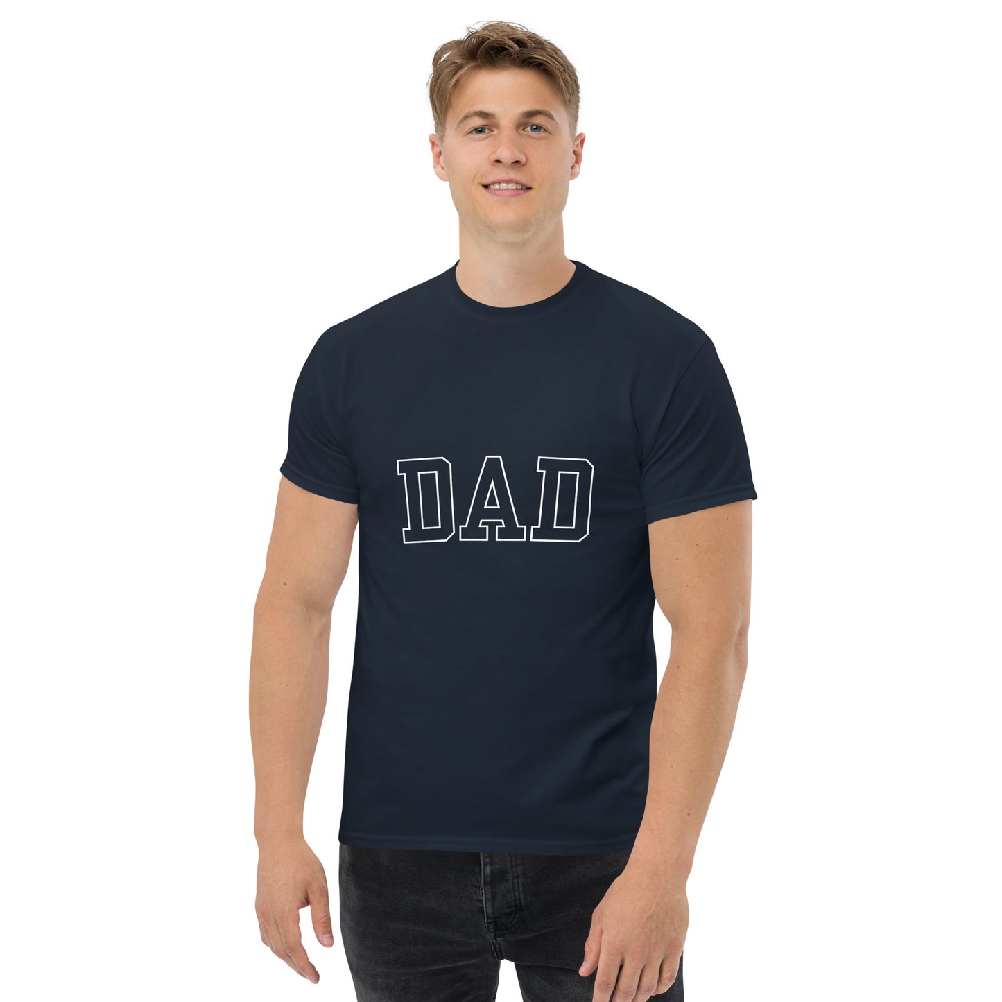 Classic Round Neck T-shirt for Dad