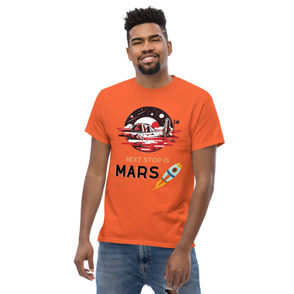 Classic Round Neck Printed To the Space T-shirt