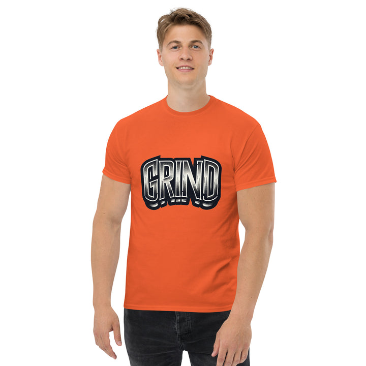 Men's classic Round Neck Printed T-shirt