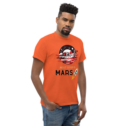 Classic Round Neck Printed To the Space T-shirt