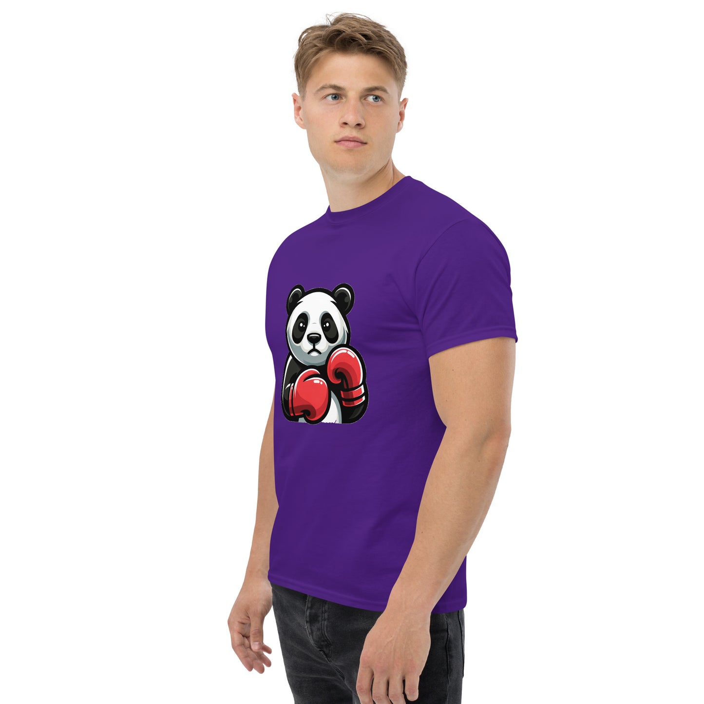 Panda Graphic Printed Round Neck T-shirt