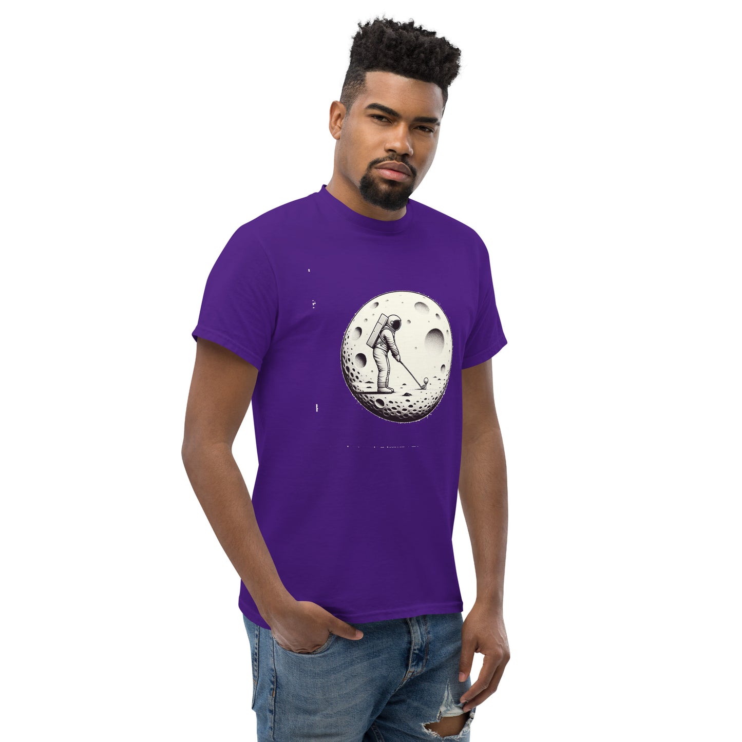 Graphic Printed To the Moon T-shirt