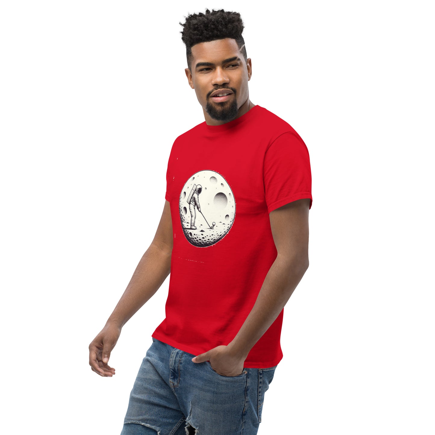 Graphic Printed To the Moon T-shirt