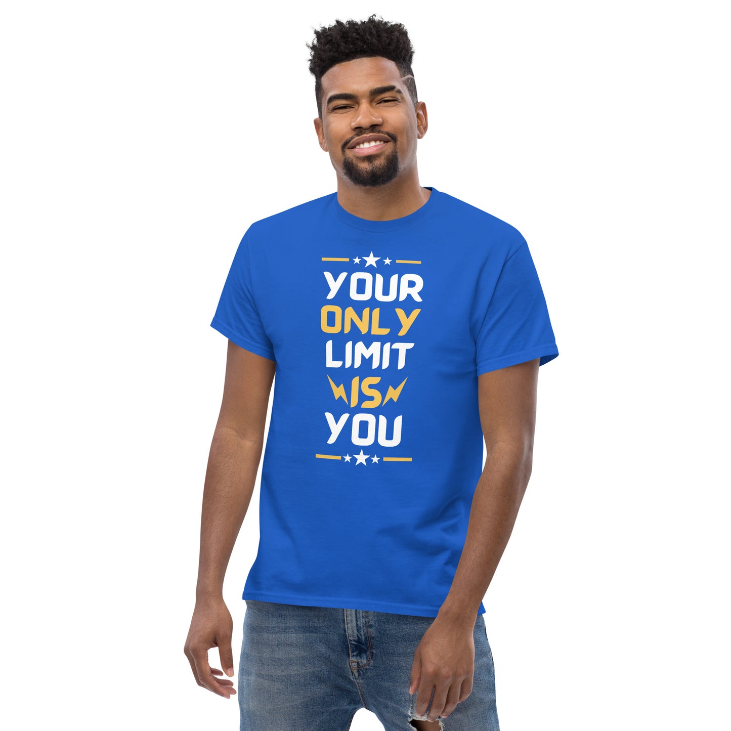 Motivational Round Neck T-shirt for Men and Women