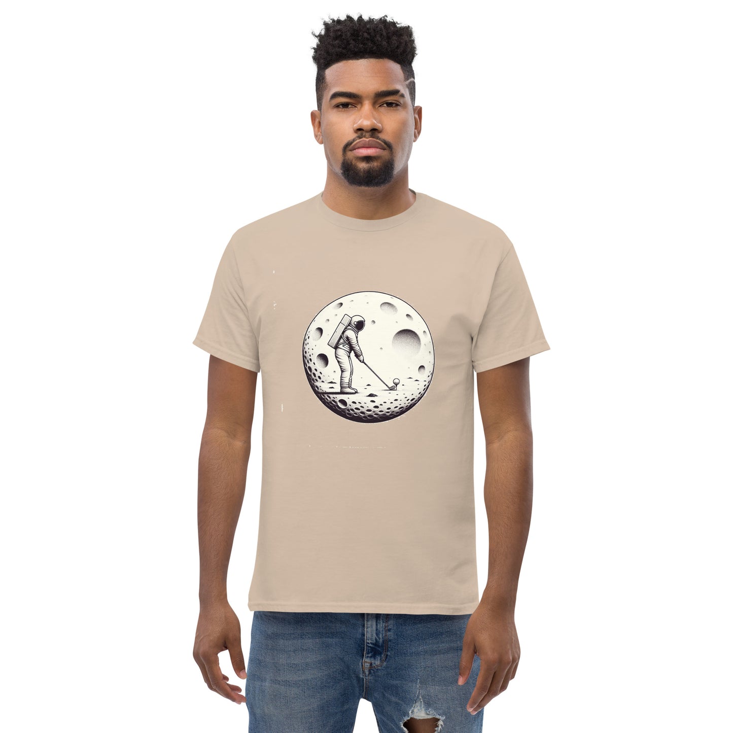 Graphic Printed To the Moon T-shirt