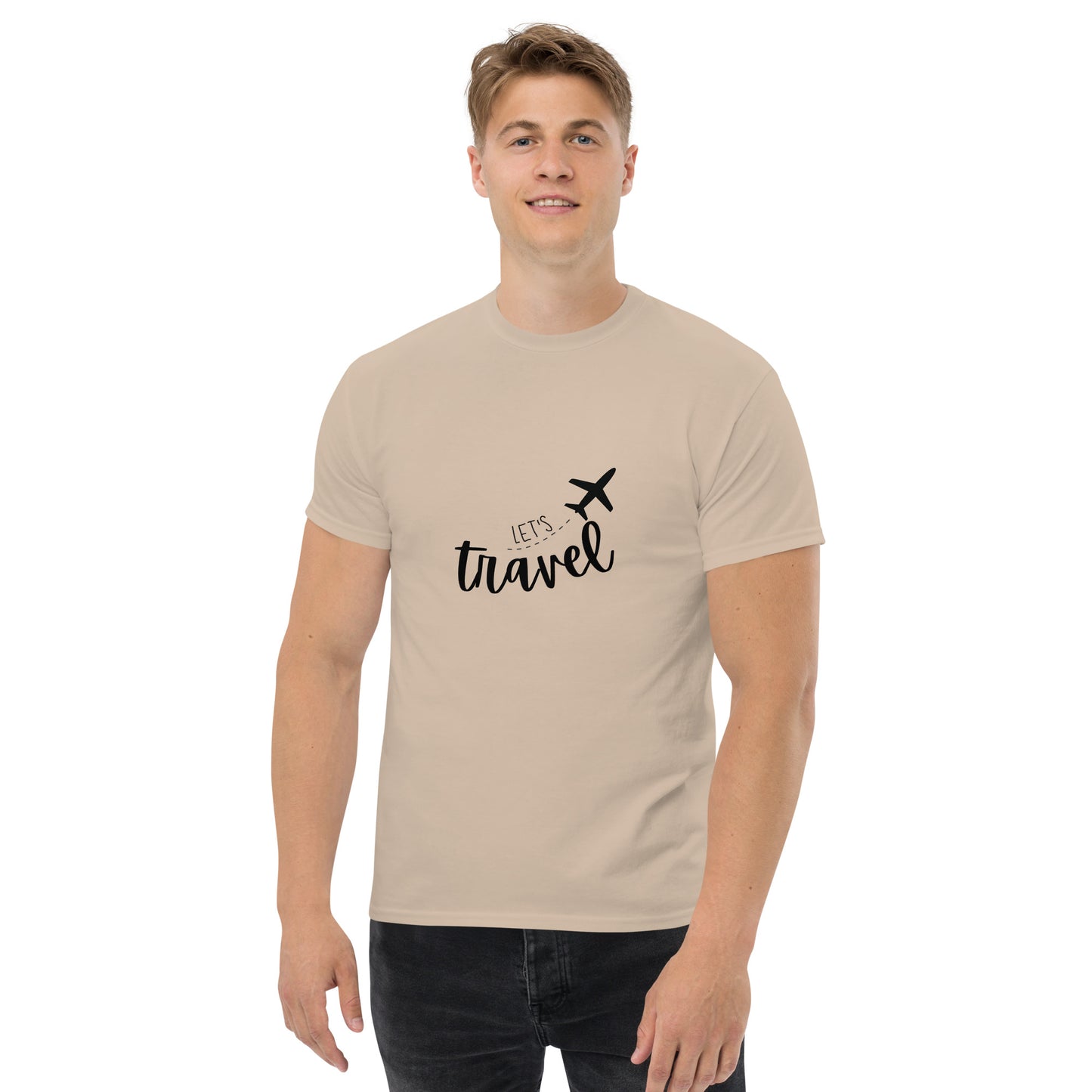 Cool Round Neck Graphic Printed T-shirt for travelling