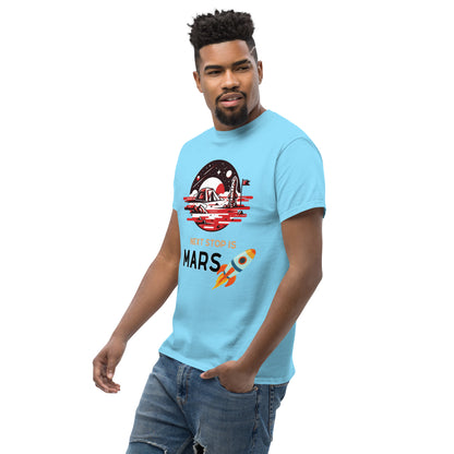 Classic Round Neck Printed To the Space T-shirt