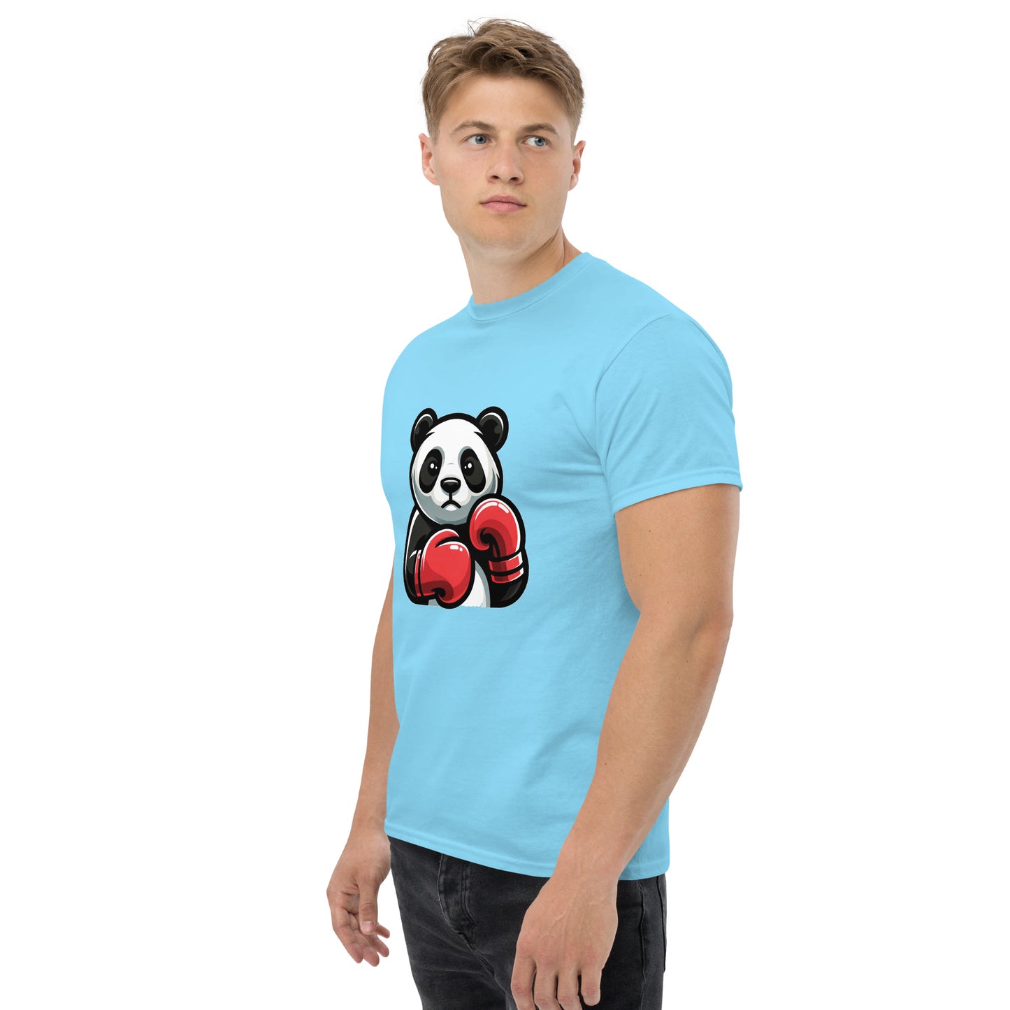 Panda Graphic Printed Round Neck T-shirt