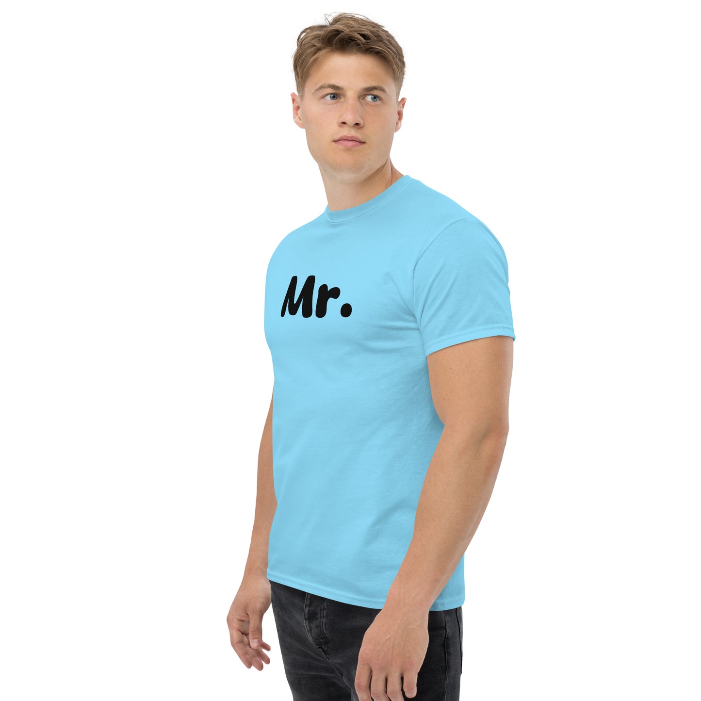 Cute Graphic Printed Casual T-shirt for Men (For Couples)