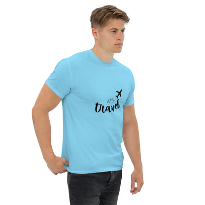 Cool Round Neck Graphic Printed T-shirt for travelling