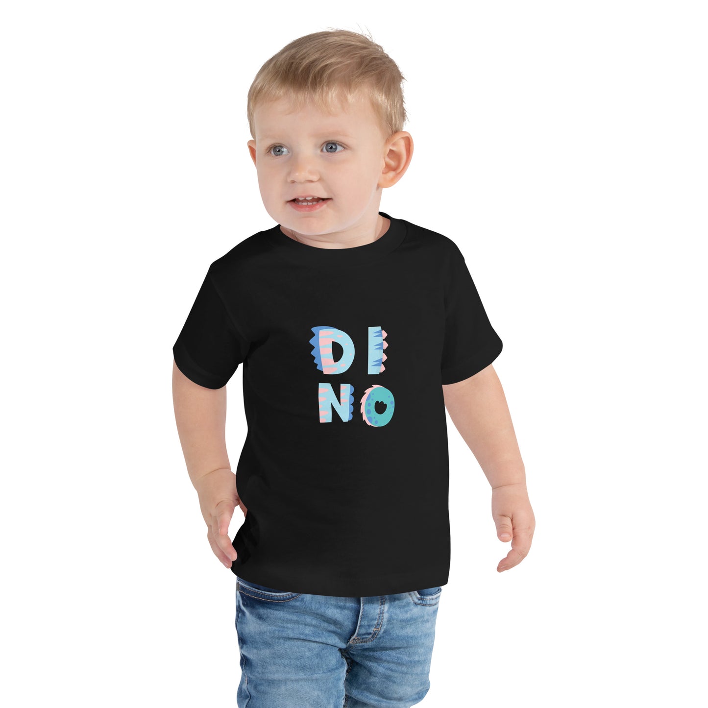 Cute Graphic Printed  Short Sleeve Tee for Toddlers