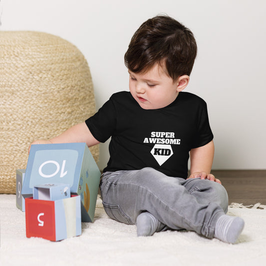 Cute Graphic Printed  Short Sleeve Tee for Toddlers