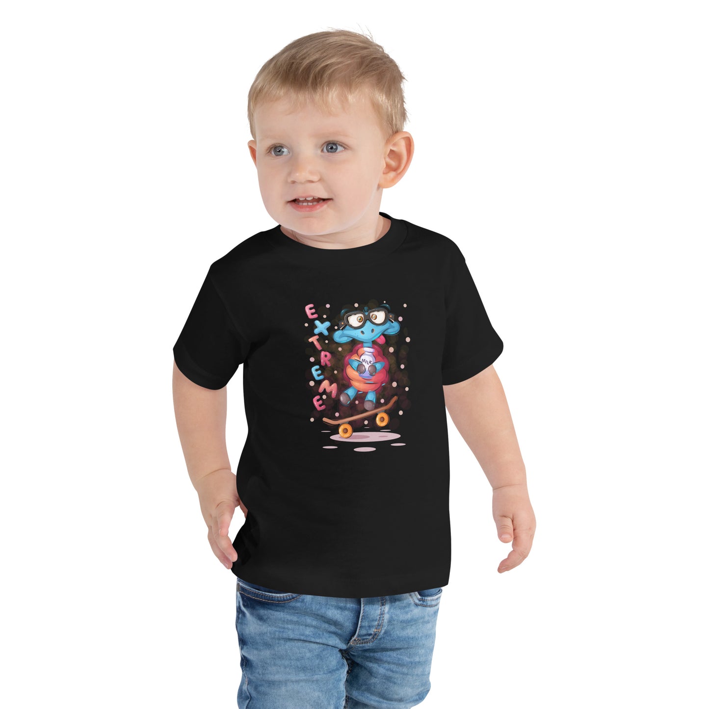 Adorable Round Neck Graphic Printed T-shirt for toddlers