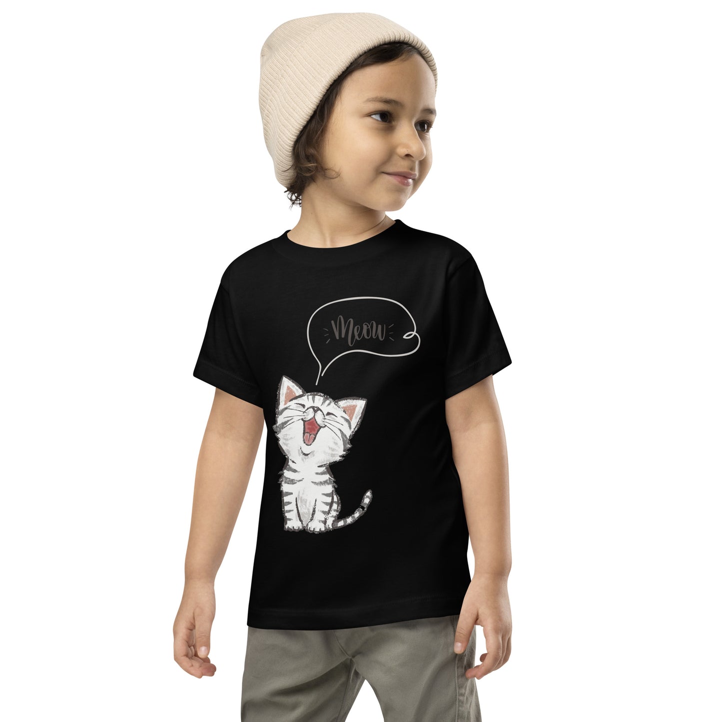 Cute Round Neck Graphic Printed T-shirt for toddlers