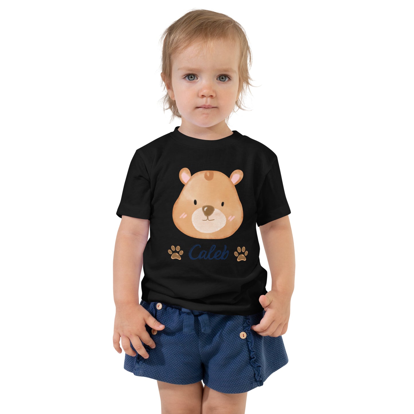 Pretty Round Neck Graphic Printed T-shirt for toddlers