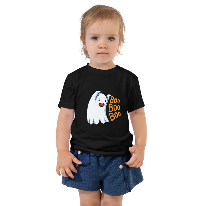 Cute Graphic Printed BOO T-shirt FOR Toddlers