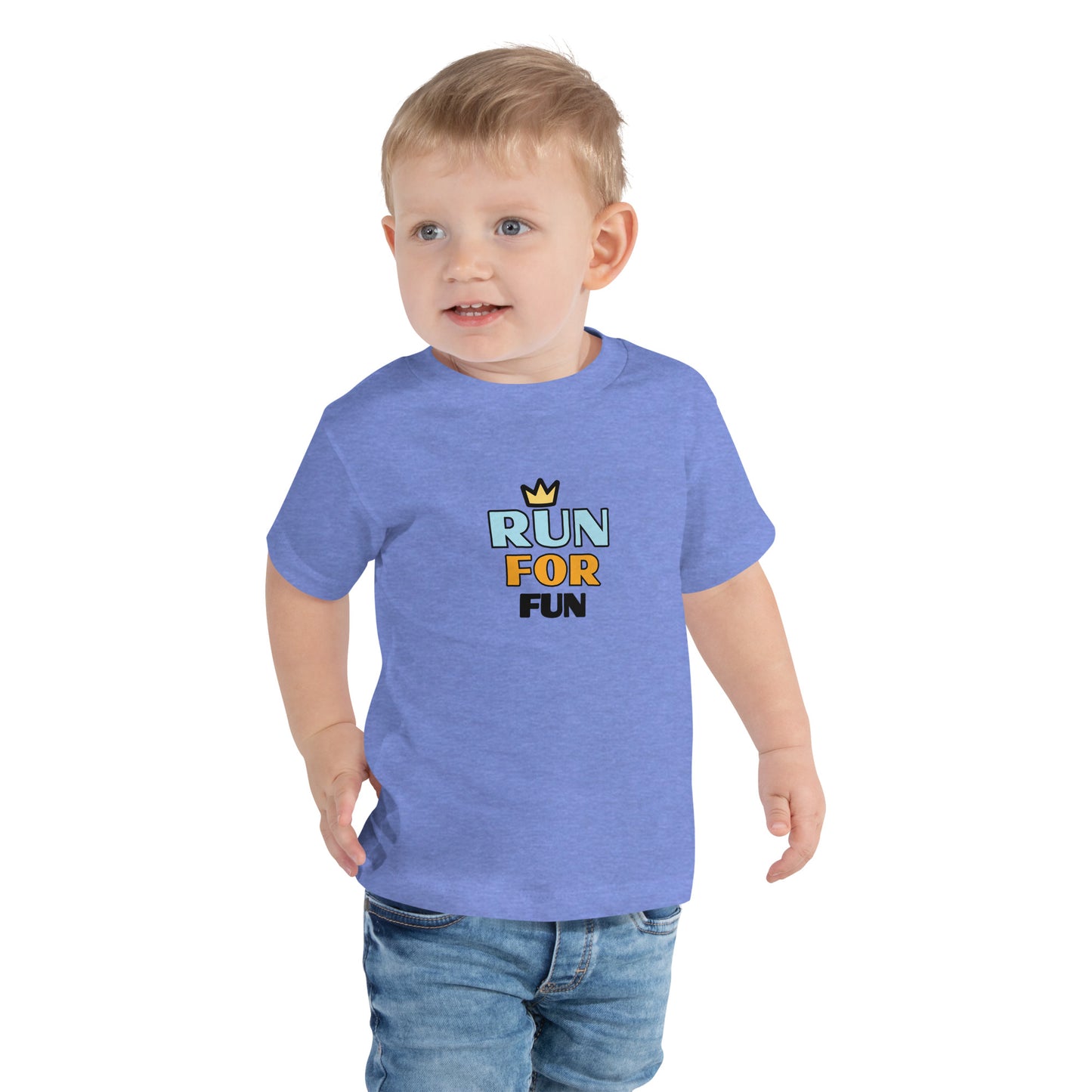 Cute Graphic Printed  Short Sleeve Tee for Toddlers